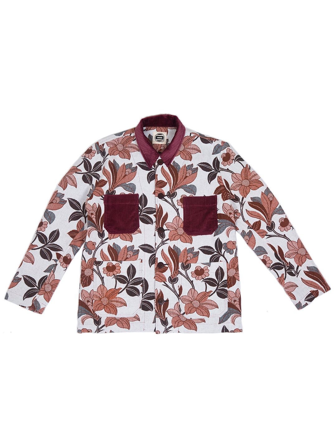 Forrest Tapestry Jacket 70s Floral Coat Remade Vintage Etsy