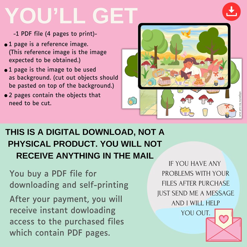 Printable Activies for Kids Poster Download Printable Digital - Etsy