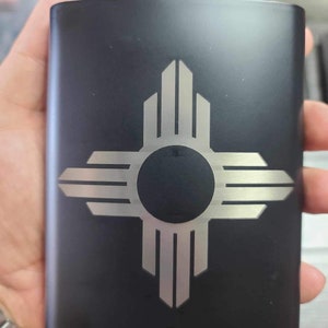 8oz zia flask