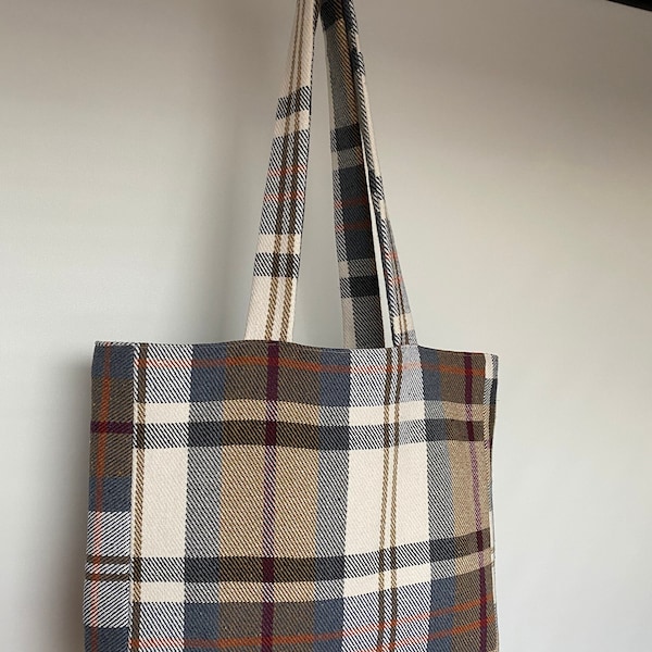 Sac Tote bag à carreaux