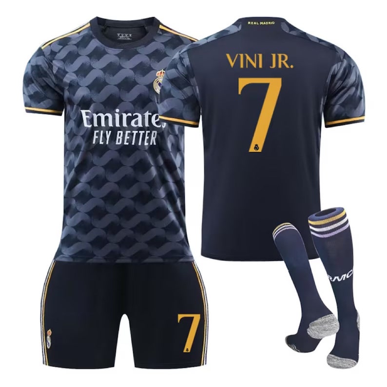 2023-2024 Real Madrid Away Football Kit 7 Vinicius Jersey - Etsy