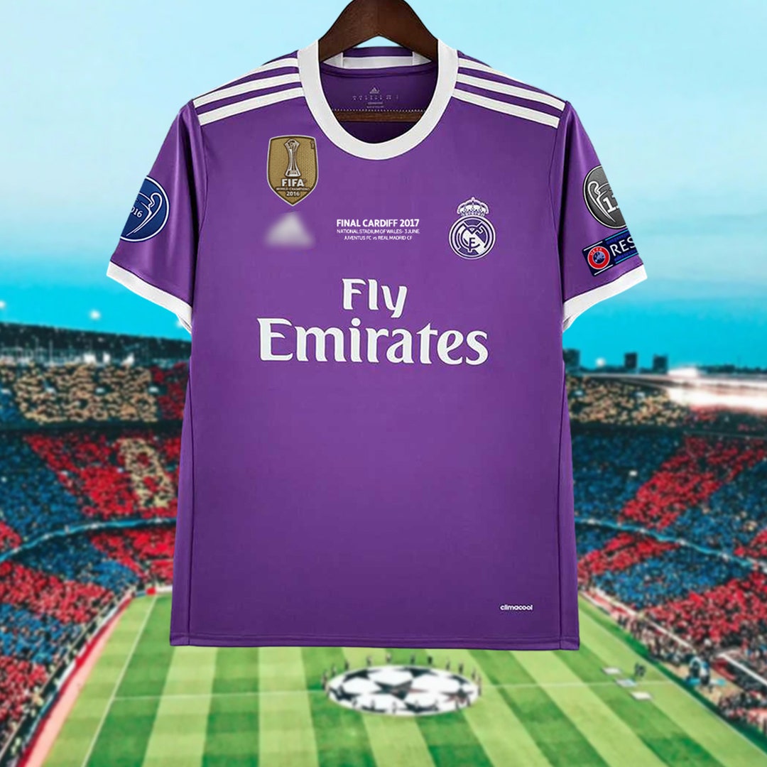 2016 2017 Real Madrid C Ronaldo Champions League Final Jersey Etsy