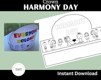 Coronas para el Día de la Armonía: Manualidad fácil