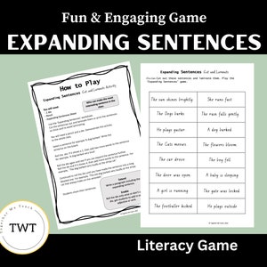 Expanding Sentence Game