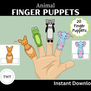 Animal Finger Puppets
