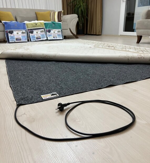 NUTHERMO 180 X 200 Cm Felt Electric Under-carpet Heater Floor - Etsy