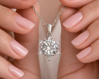 9.25 sterling silver Lotus flower love sun necklace with silicone stone