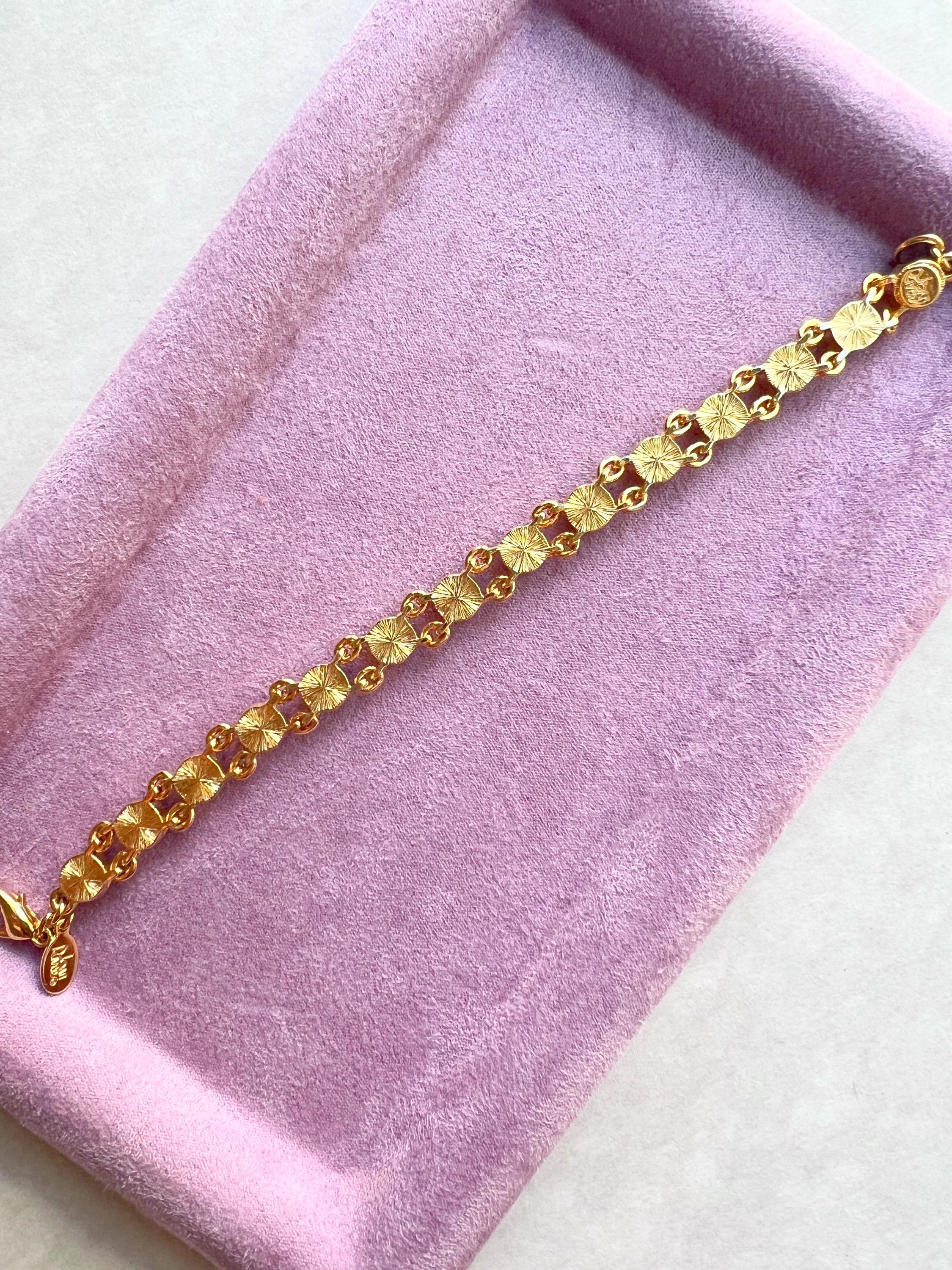 ジョーン・リバーズ ヴィンテージ ゴールドメタル＆カラフルライン