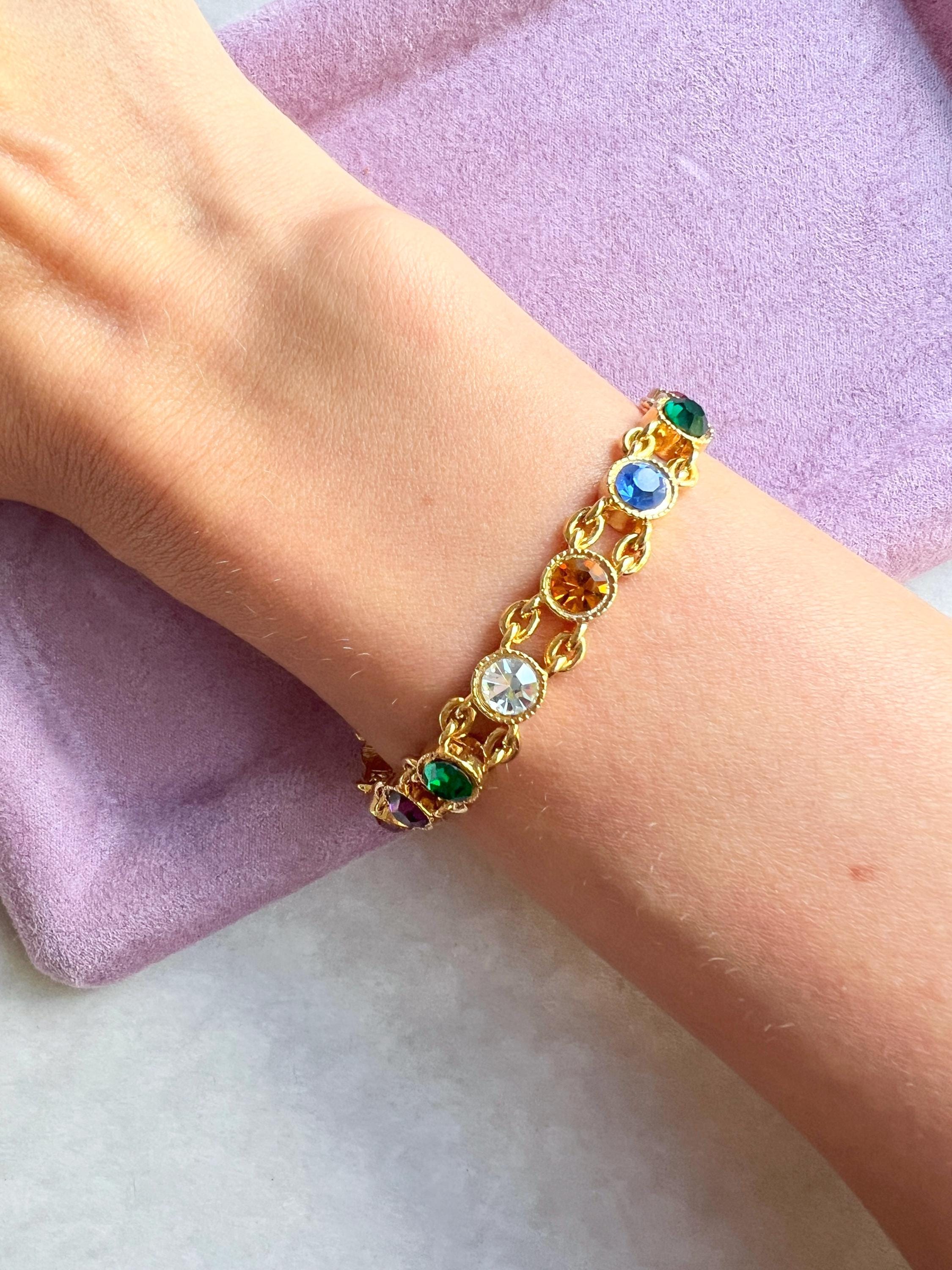 ジョーン・リバーズ ヴィンテージ ゴールドメタル＆カラフルライン