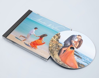 Custom Mixtape, Custom CD, CD Mixtape, Personalized Photo CD & Jewel Case, Anniversary Gift, Valentines Day Gift, Gifts for Him, Ldr