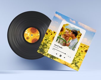 Valentines Day Mixtape, Custom Record, Vinyl Mixtape, Personalized Playlist, Custom Photo Vinyl Record, LDR, LP, Galentines Day Gift
