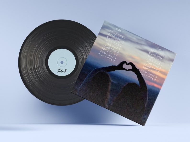 Vinilo fotográfico personalizado, mixtape de vinilo, lista de reproducción personalizada de 40 minutos, disco de vinilo fotográfico personalizado, regalos del día de San Valentín, regalos de pareja, LDR, LP imagen 4