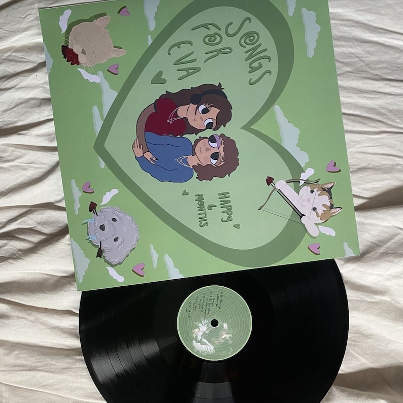 Vinilo fotográfico personalizado, mixtape de vinilo, lista de reproducción personalizada de 40 minutos, disco de vinilo fotográfico personalizado, regalos del día de San Valentín, regalos de pareja, LDR, LP imagen 9