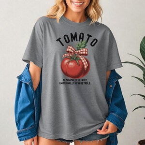 Cottagecore Tomaten-Shirt: Retro Bauernmarkt-T-Shirt