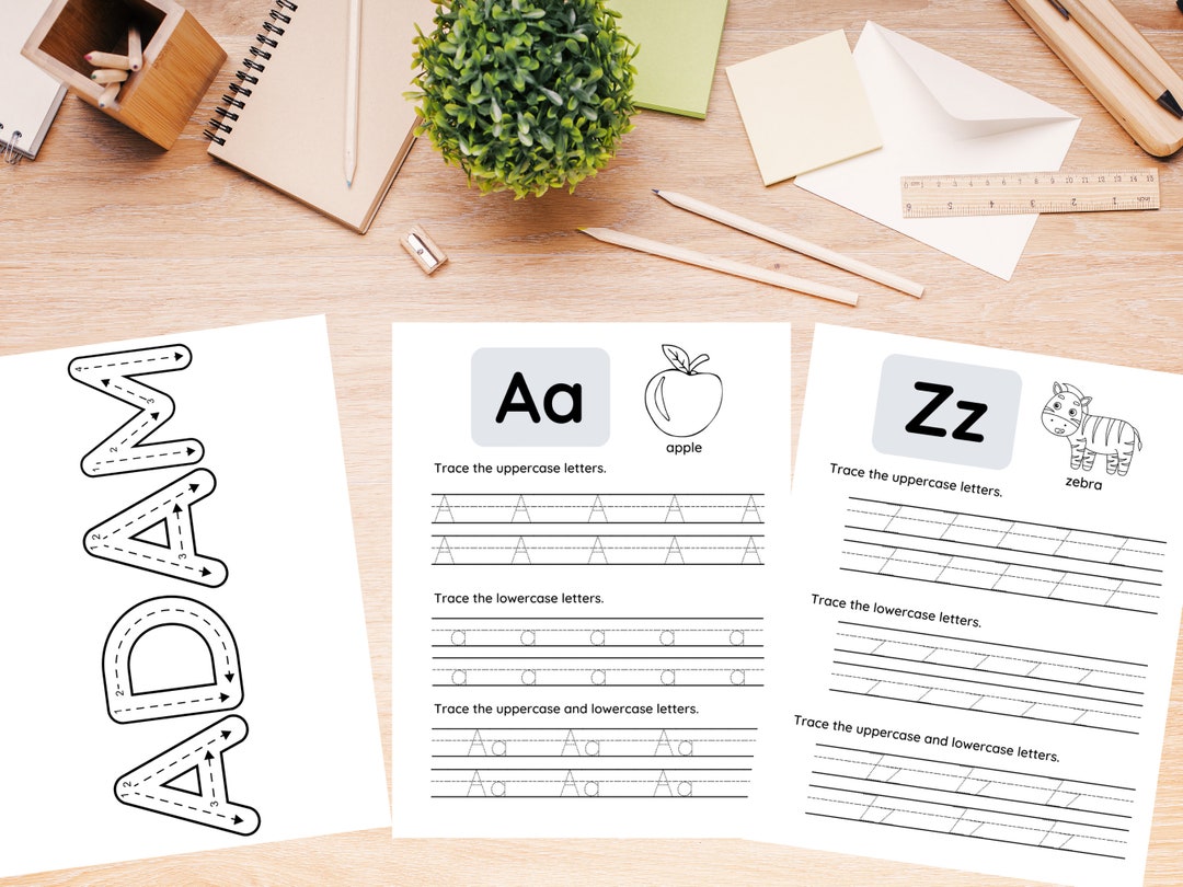 Custom Name Worksheets 50 Page Learining PDF Bundle for Homeschooling Custom Name Worksheets 50 Page Learining PDF Bundle for Homeschooling