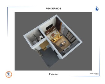 One Bedroom Cabin House Plan | Little House | Architectural Concept | Modern Cabin | Duplex House Plan | House Between 50 - 60 Square Meters