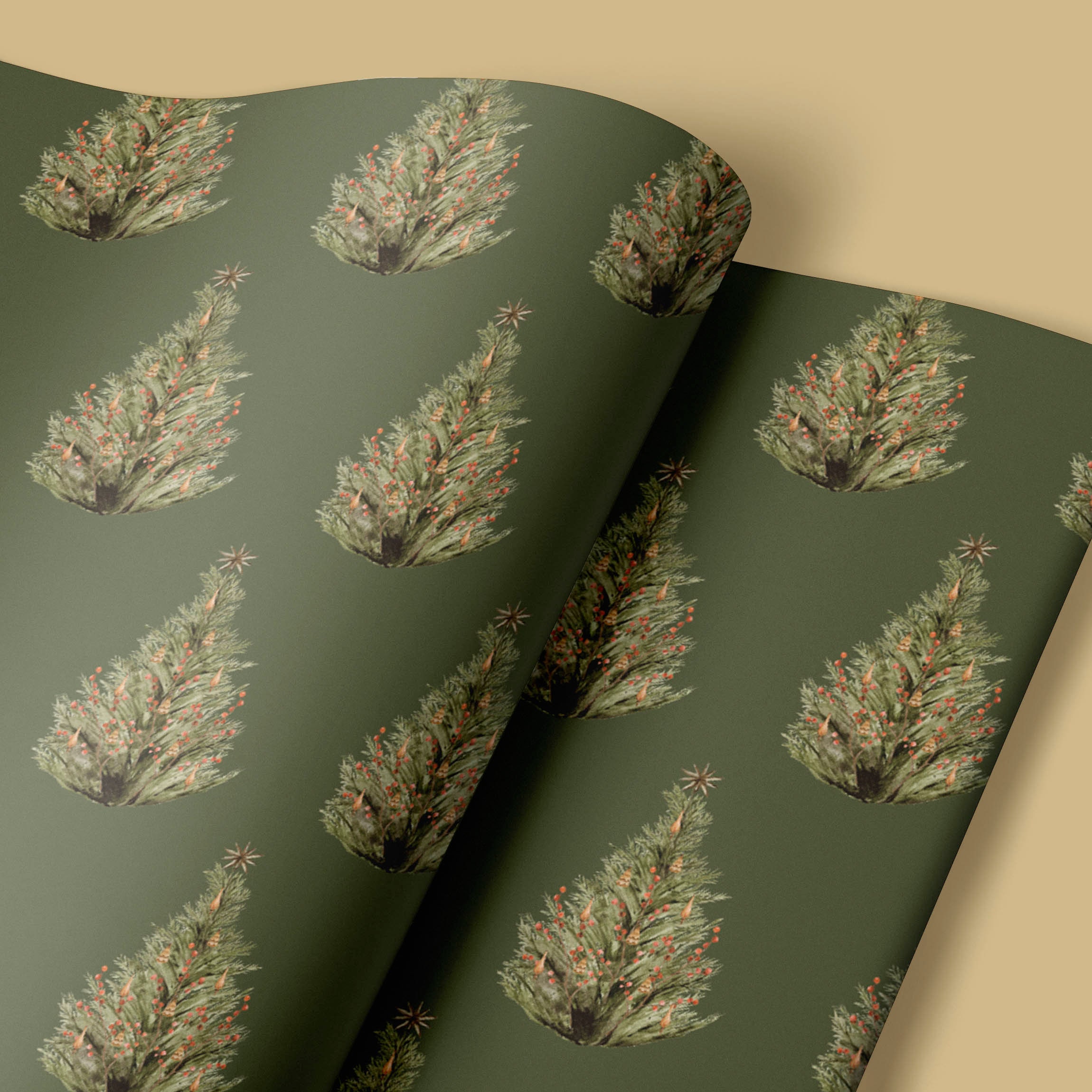 Forest Green Wrapping Paper