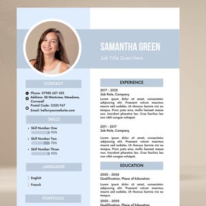 Nursing Resume Template canva,Nurse Resume Template,Registered Nurse Resume Template