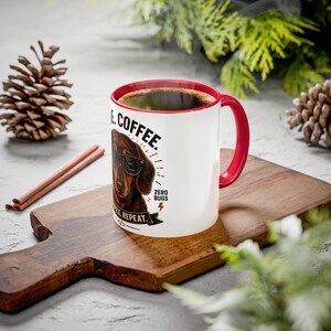 Code Coffee Dachshund Mug | Compile Repeat Programmer Coffee Cup image 13