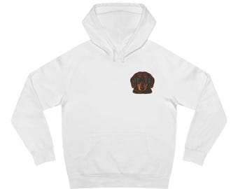 Sudadera con capucha Code Coffee Dachshund / Sudadera para programadores, amante del café