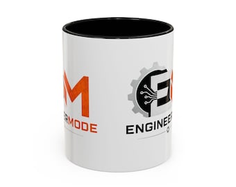 Taza con logo de EngineerMode / Taza de café Accent de 11 oz o 15 oz