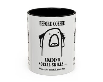 Copia de Por favor espere instalando mi paciencia Taza / Taza de café de cerámica, 11 oz 15 oz