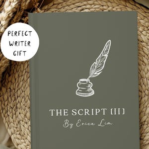 Personlig anteckningsbok för filmförfattare, filmskapande bok, manusförfattare, present till filmskapande, manusförfattare, filmproducent, anteckningsbok