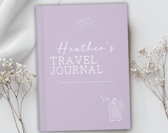 Kids Travel Journal Custom Travel Notebook for Teen Personalized Adventure Book Hardcover Travel Diary Gift for Daughter Holiday Memory Book
