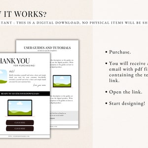 Template Canva to Deliver Canva Link Template to Buyer