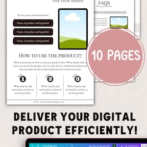 Customer Purchase Template PDF Canva