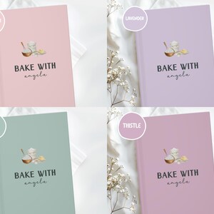 Home Baker Recipe Diary Cookie Journal Beige