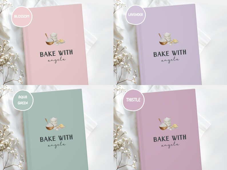 Home Baker Recipe Diary Cookie Journal Beige