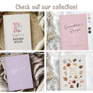 Personalized Cooking Journal Gift Mom