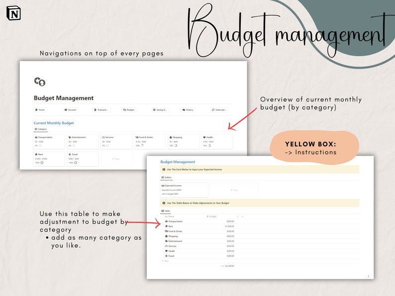 Expense Tracker Weekly Paycheck Budget
