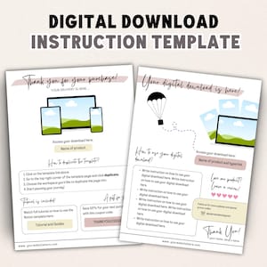 Template Canva Download Instruction