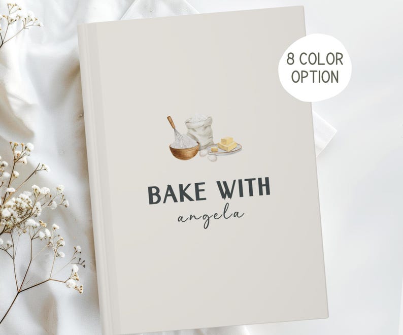 Customized Baking Recipe Book Baker Gift