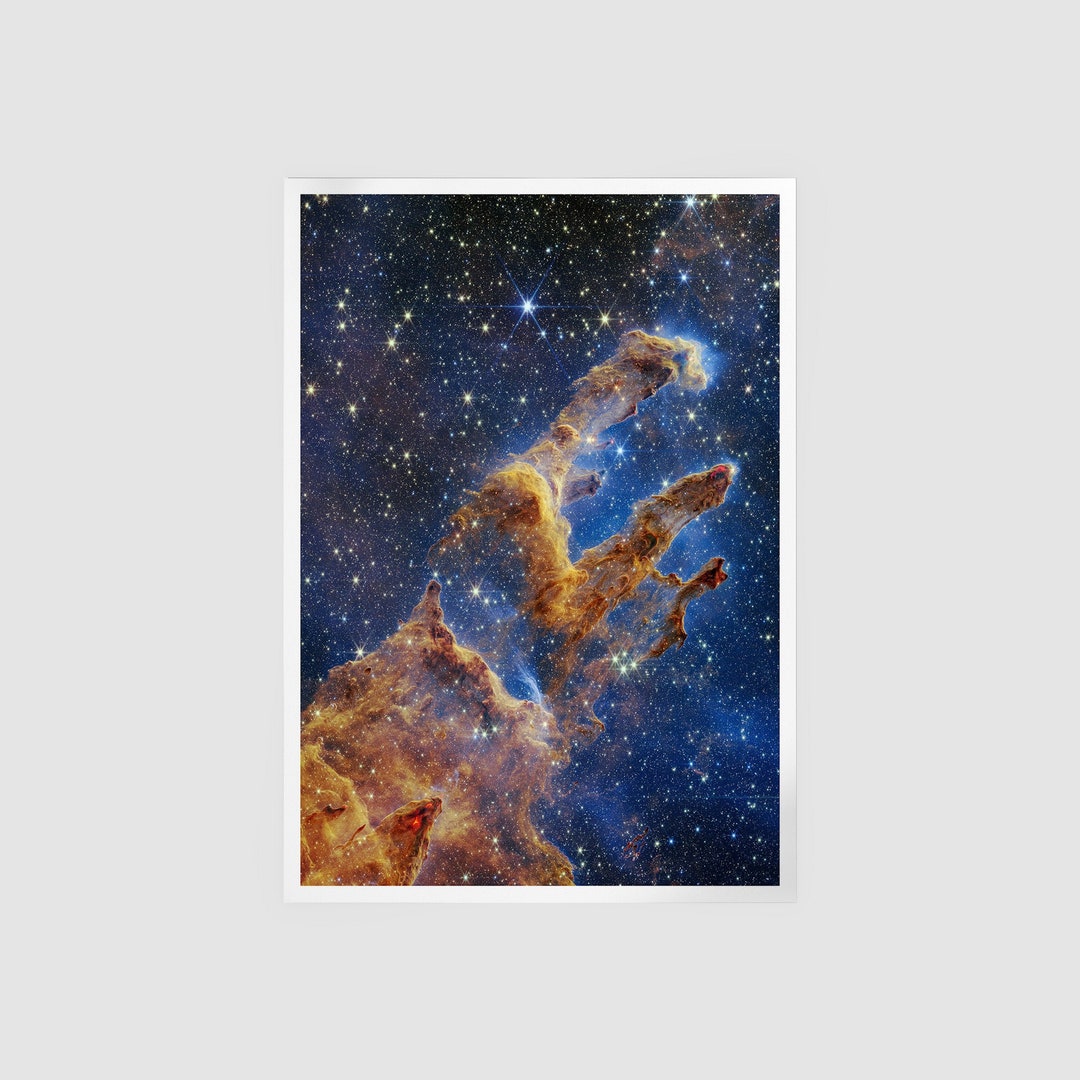 b's Pillars of Creation Nircam Poster Etsy