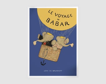 Le Voyage De Babar Ballon Poster
