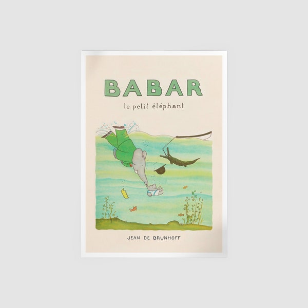 Babar Le Petit Eléphant Poster