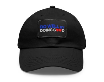 The Do Good "Dad Hat" with Leather Patch (Rectangle)
