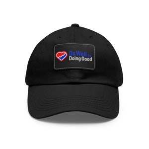 Have A Heart &quot;Dad Hat&quot; with Leather Patch (Rectangle)