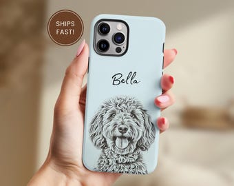 Custom Pet Phone Case Using Pet Photo + Name Custom Dog Phone Case Custom Cat Phone Case Personalised Phone Case Cat iPhone Case