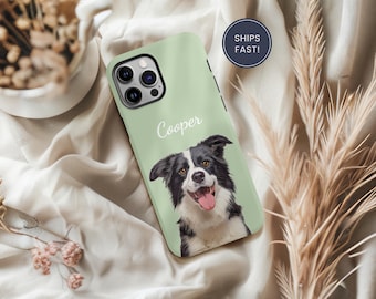 Custom Pet Phone Case Using Pet Photo + Name Custom Dog Phone Case Custom Cat Phone Case Personalised Phone Case Cat iPhone Case