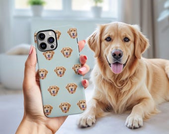 Custom Pet Phone Case Using Pet Photo + Name Custom Dog Phone Case Custom Cat Phone Case Personalized Phone Case Cat iPhone Case