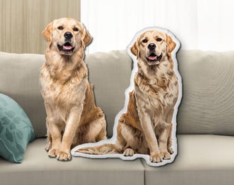 Personalized pet pillow, custom animal decorative pillow, dog and cat cushion, pet lover gift, personalized pillow, custom shaped pillow