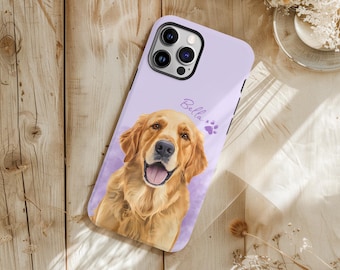 Aangepast telefoonhoesje voor huisdier met foto van huisdier + naam Aangepast telefoonhoesje hond Aangepaste telefoonhoes kat Gepersonaliseerde telefoonhoes iPhone-hoesje kat