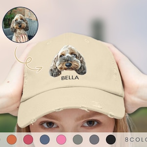 Custom Pet Hat Using Pet Photo Personalized Dog Hat Custom Cat Hat Custom Pet Cap Dog Hat Custom Dog Baseball Cap Dog Mom Hat