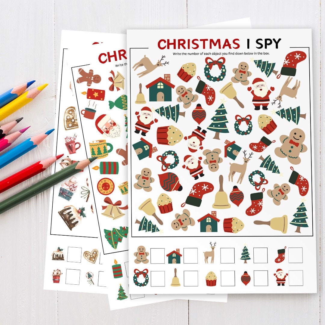 I Spy Christmas Printable Activity - Il Fullxfull.5494002100 F39z 