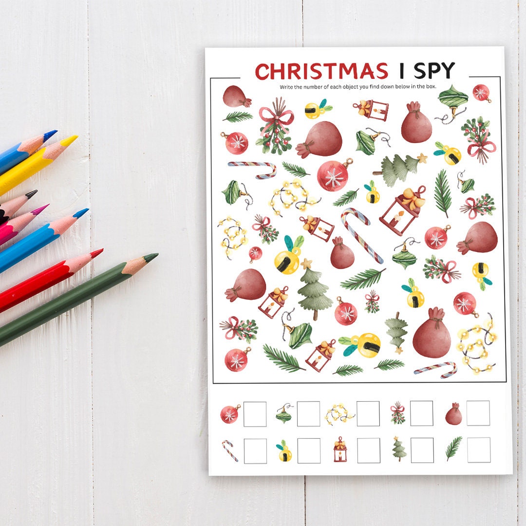 Christmas Spy Printable Activity Sheets Christmas Games I Etsy Christmas Spy Printable Activity Sheets Christmas Games I Etsy