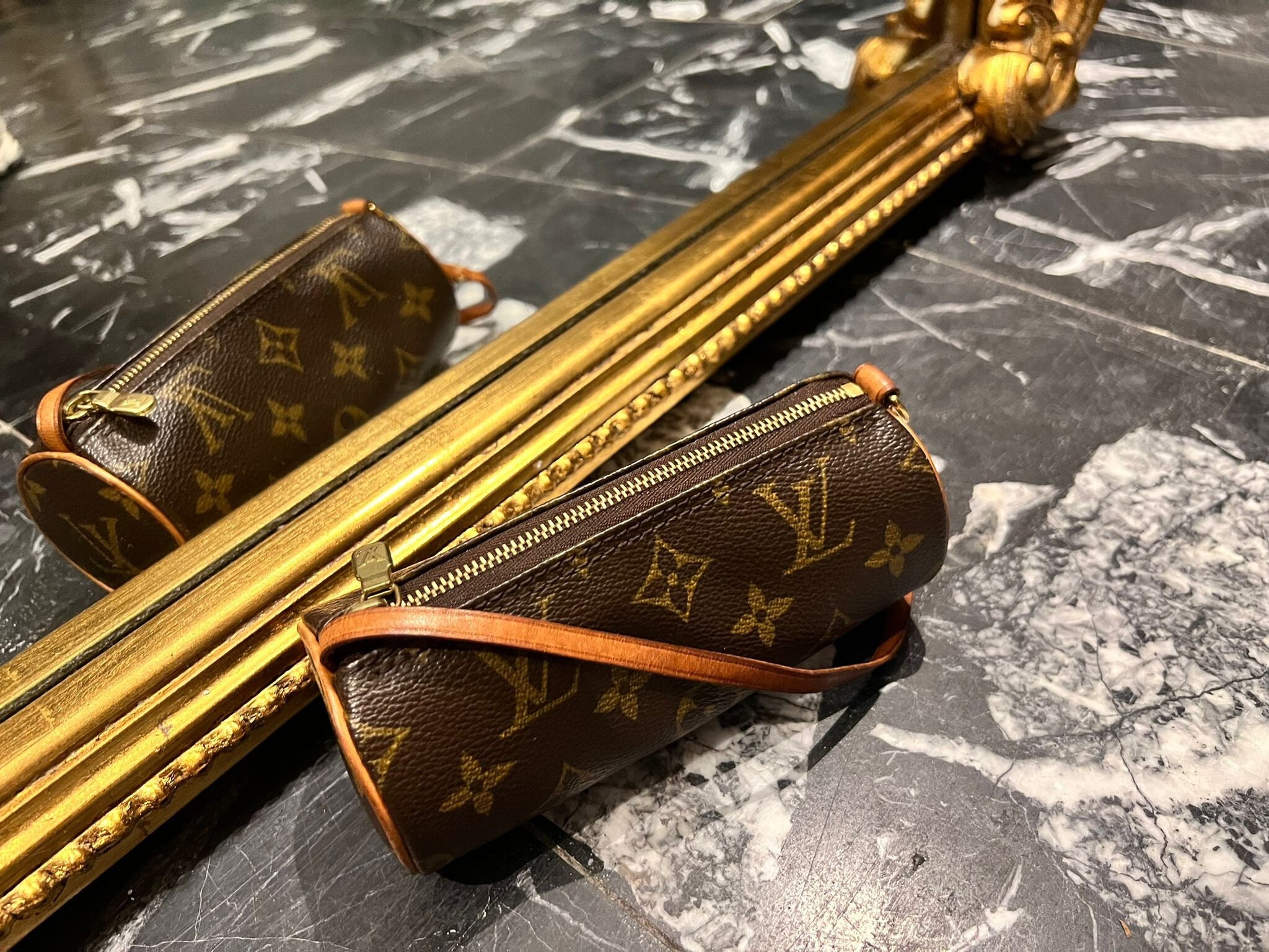 Louis Vuitton 1990 Mini Papillon Damier Ebene Bag